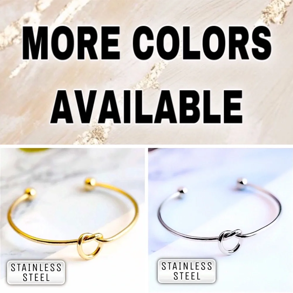 ⚜️[𝟯𝟬%𝗢𝗙𝗙|𝗯𝘂𝗻𝗱𝗹𝗲𝘀 𝟯+]⚜️Silver Knot Stainless Steel Cuff NEW - Picture 7 of 9